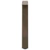 vidaXL Pieds de table basse en forme de A, 2 pi&egrave;ces, 38 x (42-43) cm, acier