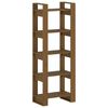 vidaXL Biblioth&egrave;que/Cloison Marron miel 60x35x160 cm Bois massif