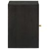 vidaXL Meuble mural Noir 38 x 33 x 48 cm Bois de mangue massif