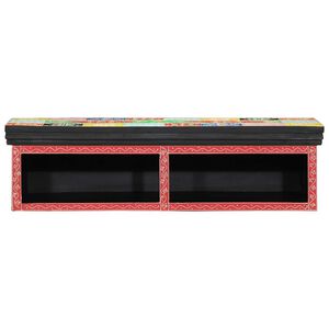 vidaXL Meuble TV Multicolore 80 x 30 x 22 cm Bois d'ingénierie