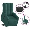 vidaXL Fauteuil inclinable vert foncé tissu