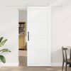 vidaXL Porte coulissante ORKDAL Blanc 83 x 211 cm Pin massif