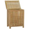 vidaXL Bac &agrave; linge 50x35x60 cm bois de teck massif