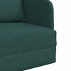 vidaXL Canap&eacute;-Lit 60cm Vert fonc&eacute; tissu