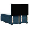 vidaXL Sommier &agrave; lattes de lit et matelas bleu 140x190 cm velours