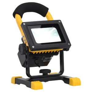 vidaXL Projecteur &agrave; LED rechargeable avec poign&eacute;e 30 W Blanc froid