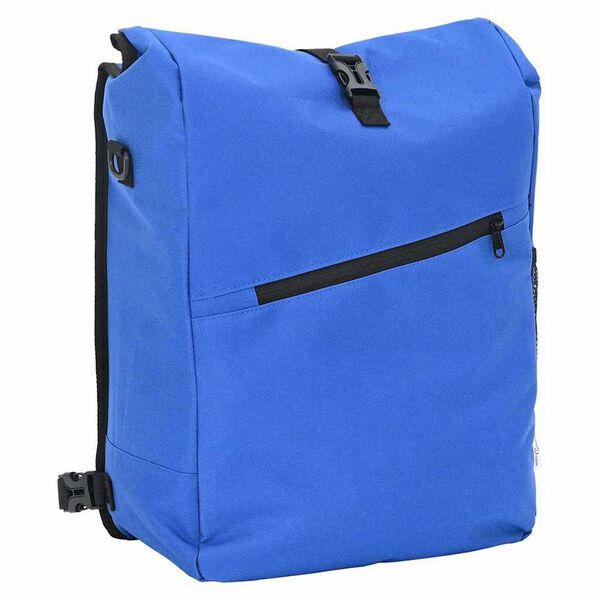 vidaXL Sac à vélo Bleu 33 x 16 x 48 cm Polyester