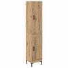 vidaXL Haut Armoire Ch&ecirc;ne artisanal 34,5 x 34 x 180 cm