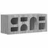 vidaXL Meuble TV ELST 100 x 35 x 40 cm Gris Sonoma Bois d'ing&eacute;nierie
