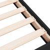 vidaXL Cadre de lit sans matelas noir 200x200 cm bois d'ing&eacute;nierie