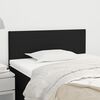 vidaXL T&ecirc;te de lit Noir 90x5x78/88 cm Tissu