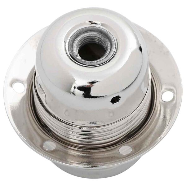 vidaXL Douilles de lampe 2 pcs nickel satin&eacute; E27