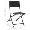 vidaXL Mobilier de salle &agrave; manger d'ext&eacute;rieur 11 pcs Acier