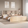 vidaXL Lit biblioth&egrave;que sans matelas 180x200 cm bois massif de pin