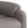 vidaXL Fauteuil inclinable &eacute;lectrique Taupe Tissu