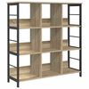 vidaXL &Eacute;tag&egrave;re 9 niveaux 102 x 32 x 104,5 cm Bois d'ing&eacute;nierie