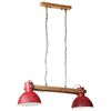 vidaXL Lampe suspendue 25 W rouge d&eacute;lav&eacute; 85x28x109 cm E27
