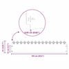 vidaXL Bordures de pelouse 30 pcs Rouill&eacute; 103 x 0,05 x 22 cm