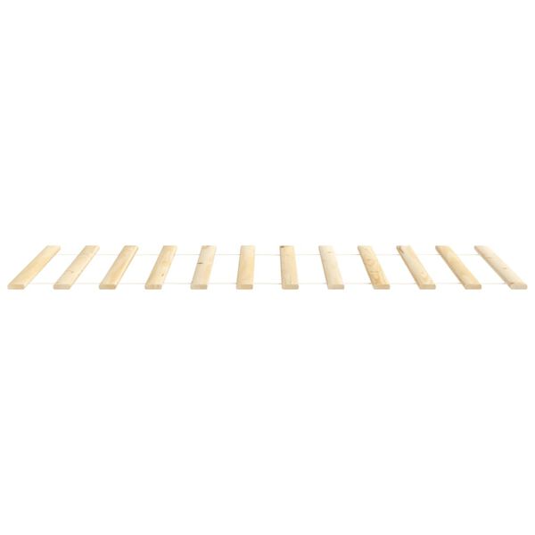 vidaXL Lattes de lit 100x200 cm bois de pin massif