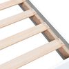 vidaXL Cadre de lit sans matelas blanc 135x190 cm bois d'ing&eacute;nierie
