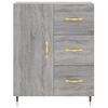 vidaXL Buffet sonoma gris 69,5x34x90 cm bois d'ing&eacute;nierie