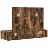 vidaXL Table de Toilette Marron 100 x 40 x 70 cm Bois d'ing&eacute;nierie