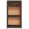 vidaXL Table de chevet ch&ecirc;ne marron 35x34x65 cm bois d'ing&eacute;nierie