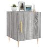 vidaXL Table de chevet sonoma gris 40x40x50 cm bois d'ing&eacute;nierie