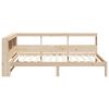vidaXL Lit biblioth&egrave;que sans matelas 90x190 cm bois de pin massif