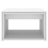 vidaXL Tables basses gigognes 3 pcs blanc 60x60x38cm bois d'ing&eacute;nierie