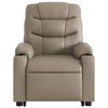 vidaXL Fauteuil inclinable de massage Cappuccino Similicuir