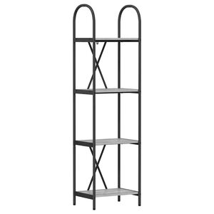 vidaXL &Eacute;tag&egrave;re 4 niveaux 40 x 30 x 146 cm Bois d'ing&eacute;nierie