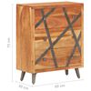vidaXL Buffet 60x30x75 cm Bois d'acacia massif