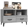 vidaXL Meuble TV Sonoma gris 80x36x50 cm Bois d'ing&eacute;nierie