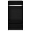 vidaXL Armoire Chêne noir 100 x 50 x 200 cm Bois d'ingénierie