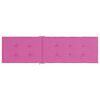 vidaXL Coussin de chaise longue rose tissu oxford