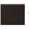 vidaXL Store V&eacute;nitien Marron fonc&eacute; 150 x 130 cm 35 mm