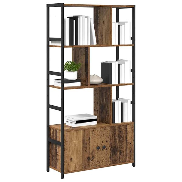 vidaXL &Eacute;tag&egrave;re Bois ancien 80 x 30 x 155,5 cm Bois d'ing&eacute;nierie