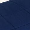 vidaXL Couverture lest&eacute;e Bleu 137x200 cm 6 kg Tissu