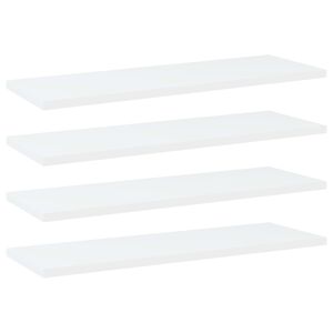 vidaXL Panneaux de biblioth&egrave;que 4 pcs blanc bois d&rsquo;ing&eacute;nierie