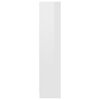 vidaXL Biblioth&egrave;que 3 niveaux Blanc brillant 60x24x109 cm Bois