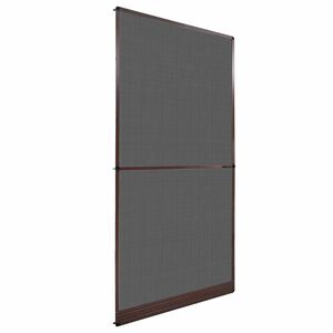vidaXL &Eacute;cran anti-insectes &agrave; charni&egrave;re Marron et Noir 120 x 240 cm