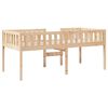 vidaXL Lit pour enfants sans matelas 75x190 cm bois de pin massif
