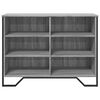 vidaXL Buffet sonoma gris 101x35,5x74,5 cm bois d'ing&eacute;nierie