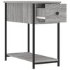 vidaXL Tables de chevet 2 pcs sonoma gris 30x60x60cm bois d'ing&eacute;nierie
