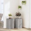 vidaXL Supports pour plantes 2 pcs gris sonoma bois d'ing&eacute;nierie