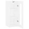 vidaXL Armoire murale blanc 34,5x34x90 cm