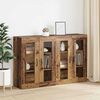 vidaXL Armoires Murailles 2 pcs Bois ancien 69,5 x 34 x 90 cm