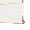vidaXL Store z&egrave;bre beige marbr&eacute; largeur du tissu 90,9 cm polyester