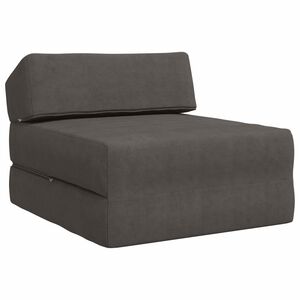 vidaXL Canap&eacute;-lit pliable Gris fonc&eacute; 60 x 70 x 41 cm Tissu